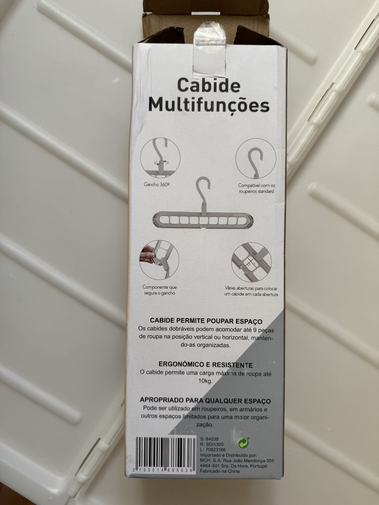 Conjunto GIMSE CAIXA GAVETA CAMA com cabides arrumação