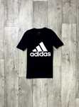 Adidas Amplifier tee футболка S размер спортивная черная с лого