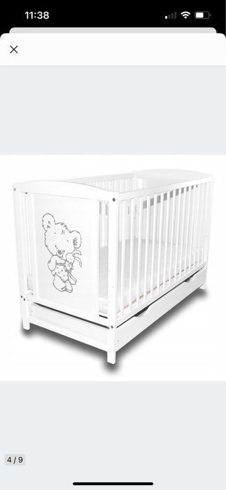 Łóżeczko z szyfladą