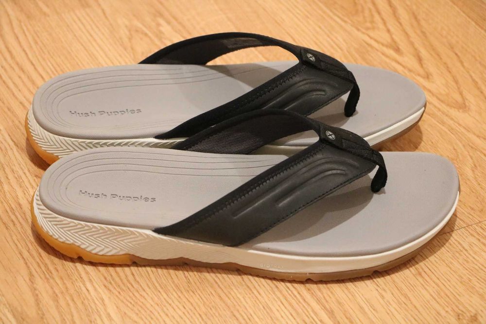 Вьетнамки Hush Puppies Puli Toepost Black Leather р 44 стелька 29 см