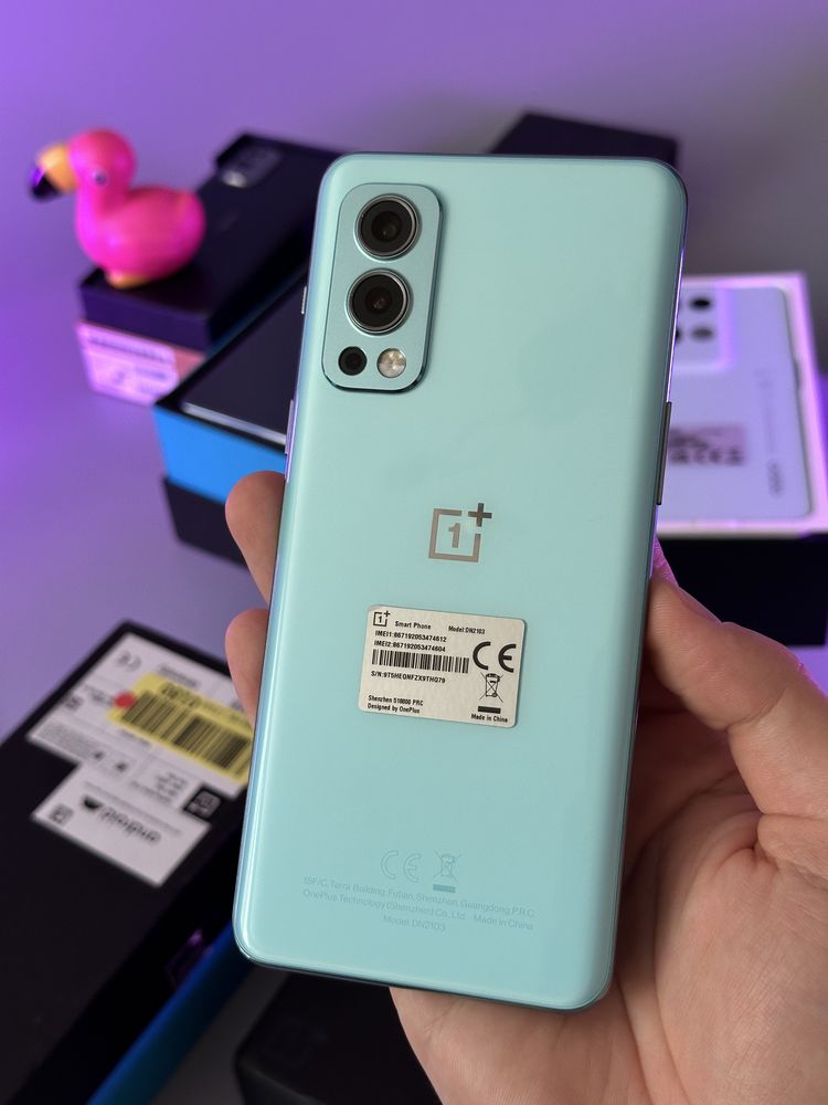 Як НОВЕ OnePlus nord 2 5G 2 фізичні СІМ 8/128 blue haze