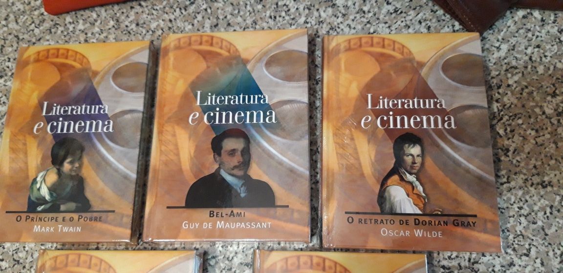 Conjunto 5 Livros Literatura e Cinema Novos