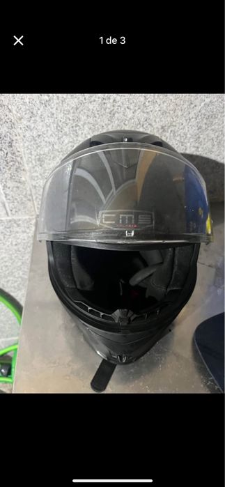Capacete de mota novo
