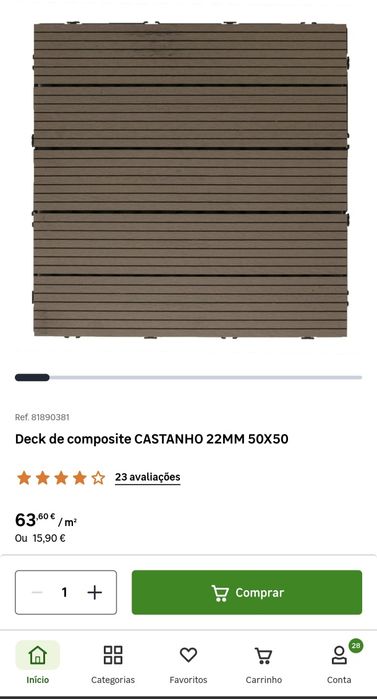 Deck Composite 50x50