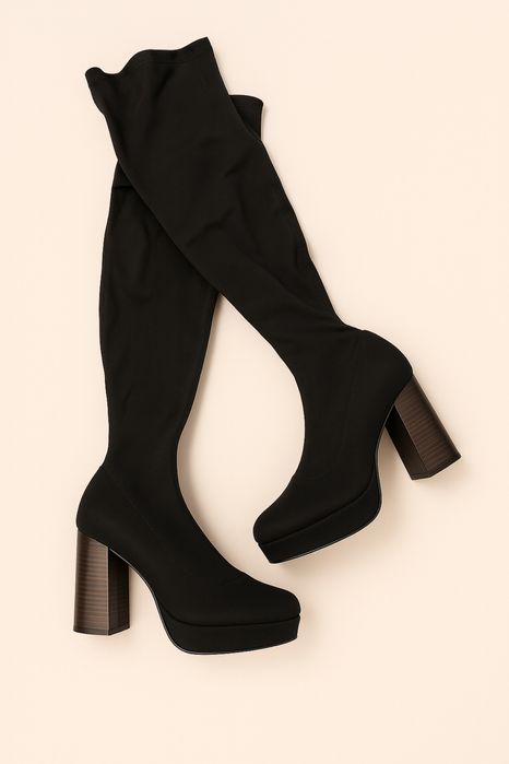 Buty kozaki za kolano slupki rozkiar 37 Bershka