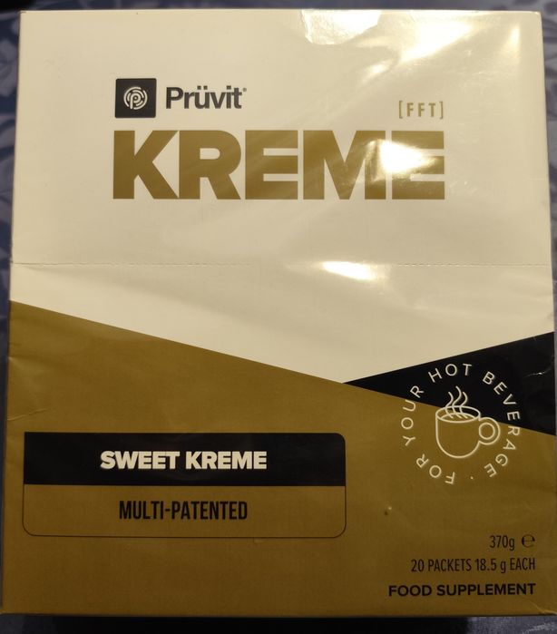Caixa de 20 saquetas de Sweet Kreme da Pruvit