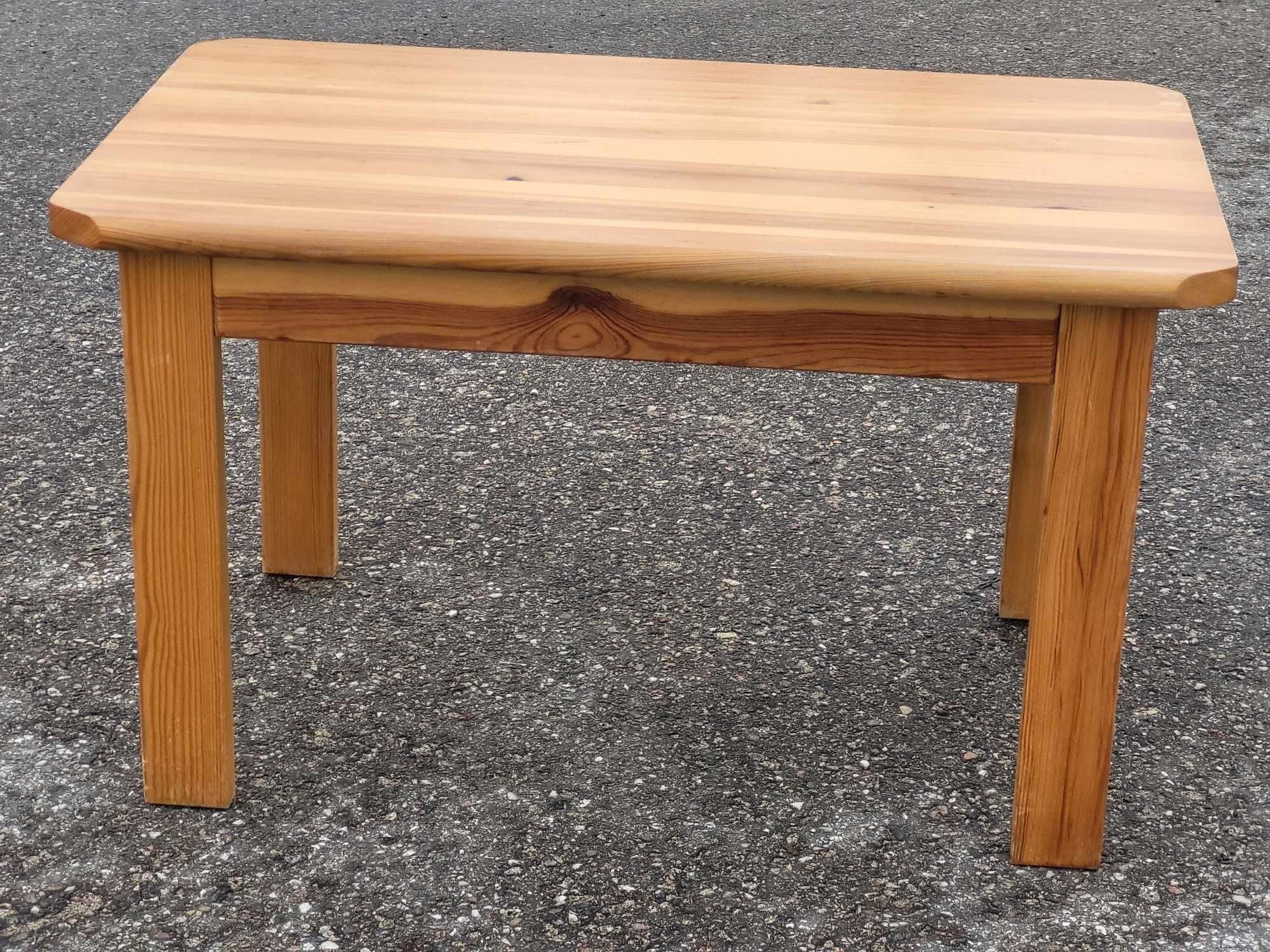 Stół, stolik drewniany, sosna, solidny, nie ikea
