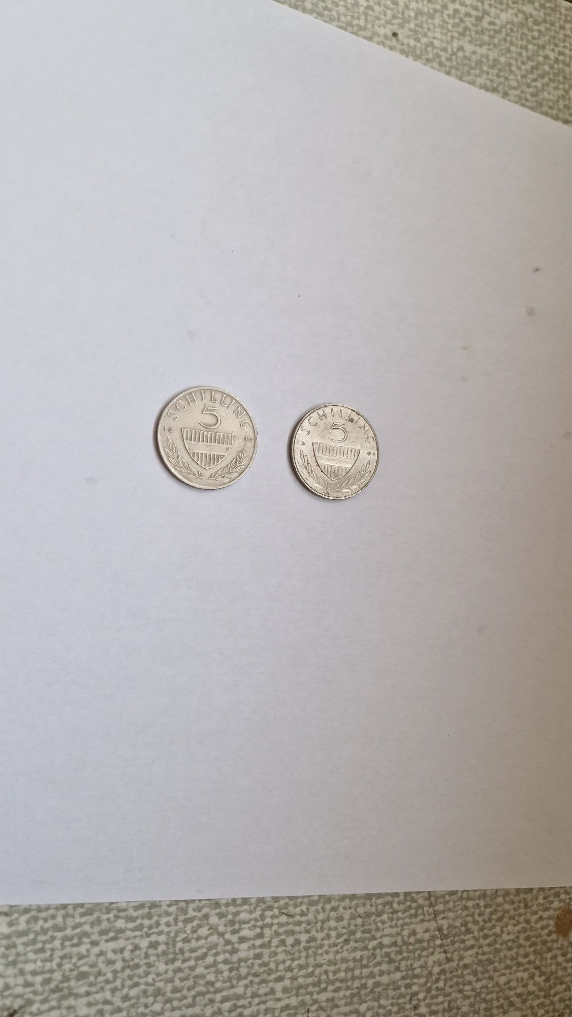 Moneta 5 szylingów Austria