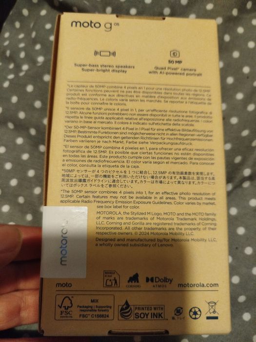 Motorola G5 Novo Selado Entrego em Mão no Grande Porto, para dispensar