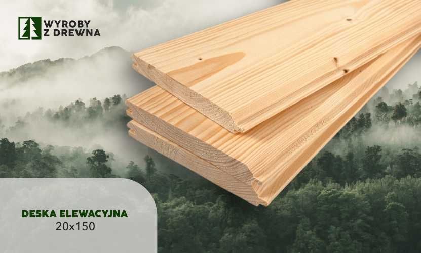 Deska elewacyjna | 20x150 | Świerk skandynawski  | Producent