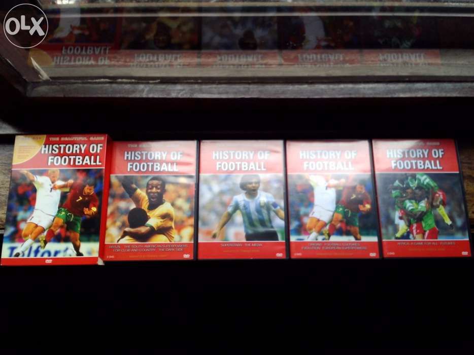 9 Dvds da história do futebol e dos mundiais
