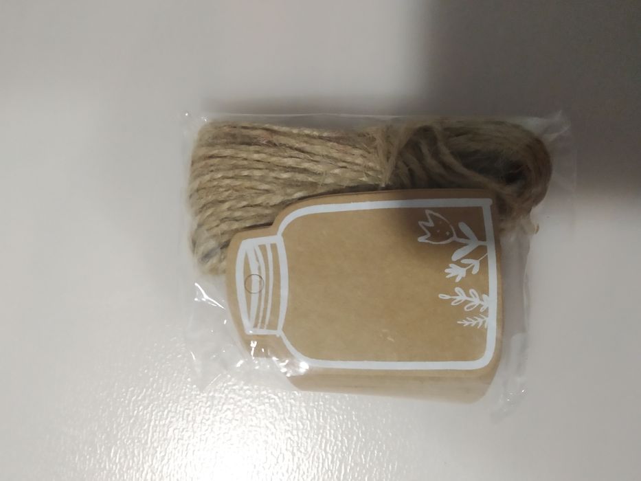 Etiquetas presentes decoração