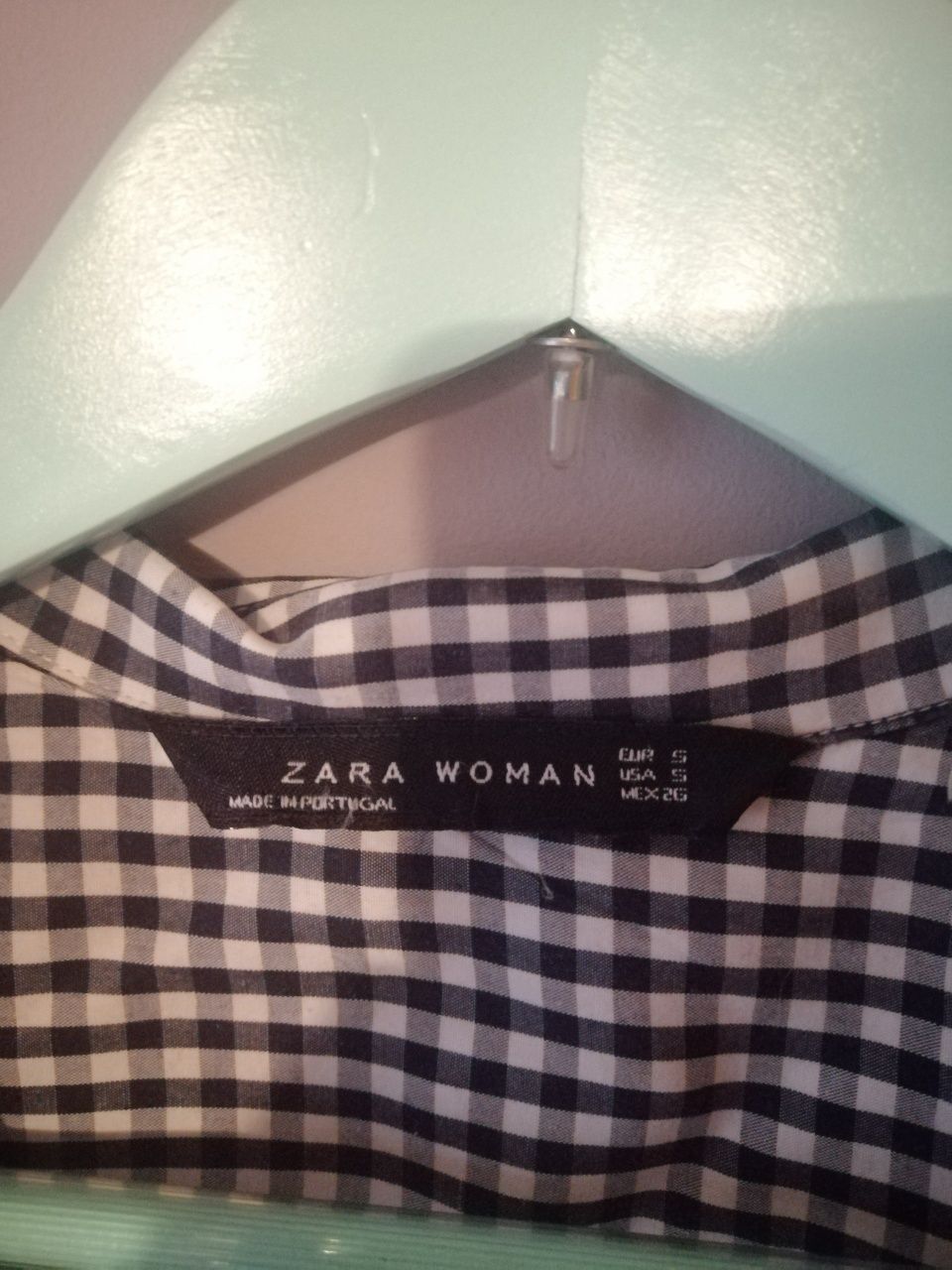 Koszula w kratkę Zara S