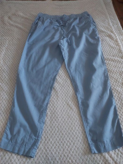 Lniane spodnie h&m rozmiar 44