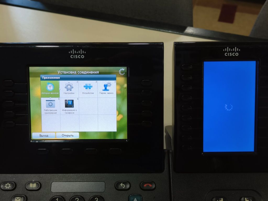 IP видео телефон Cisco CP-8961 с панелью расширения