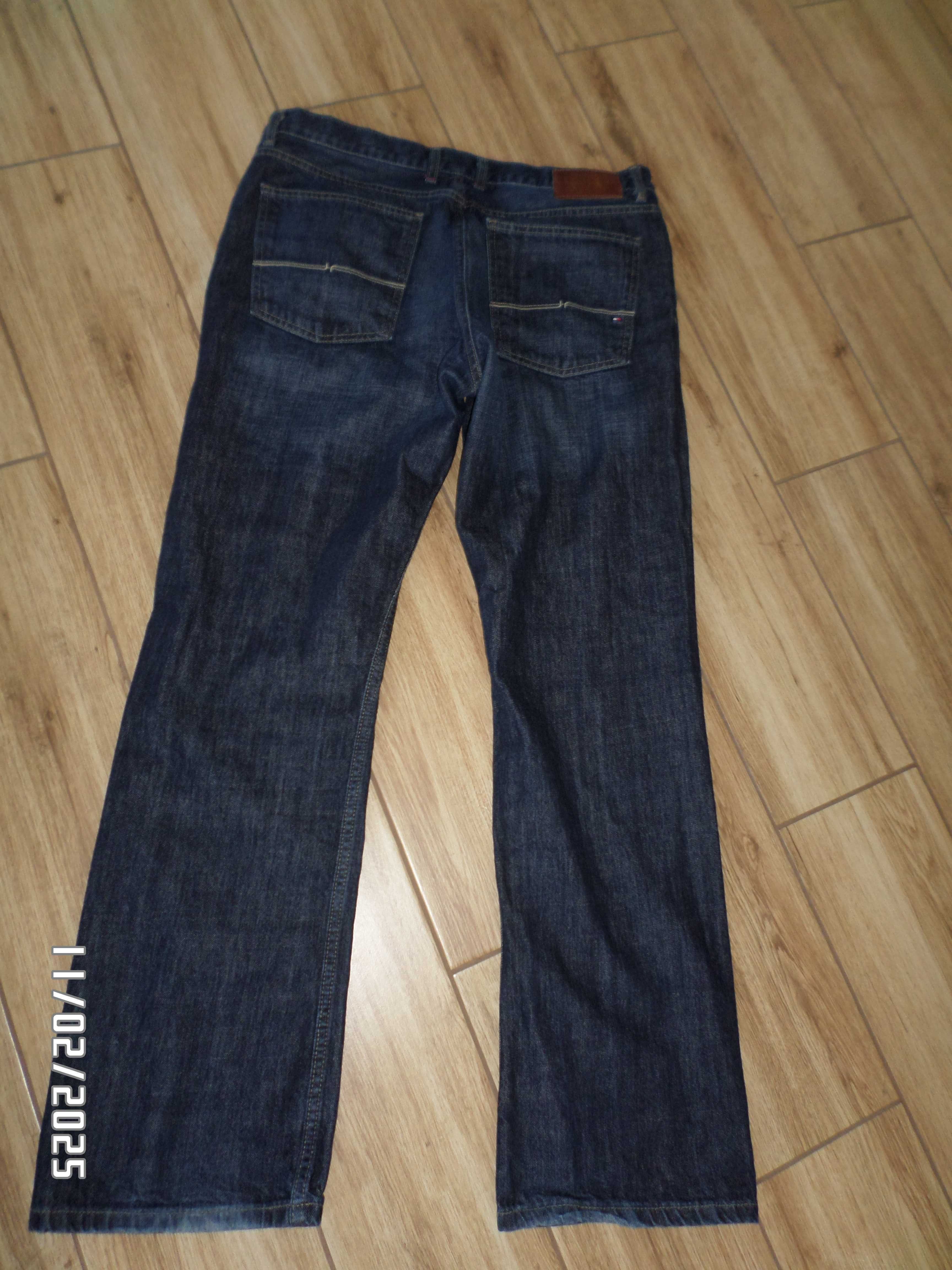 męskie spodnie jeans-TOMMY HILFIGER -38/34-XXL