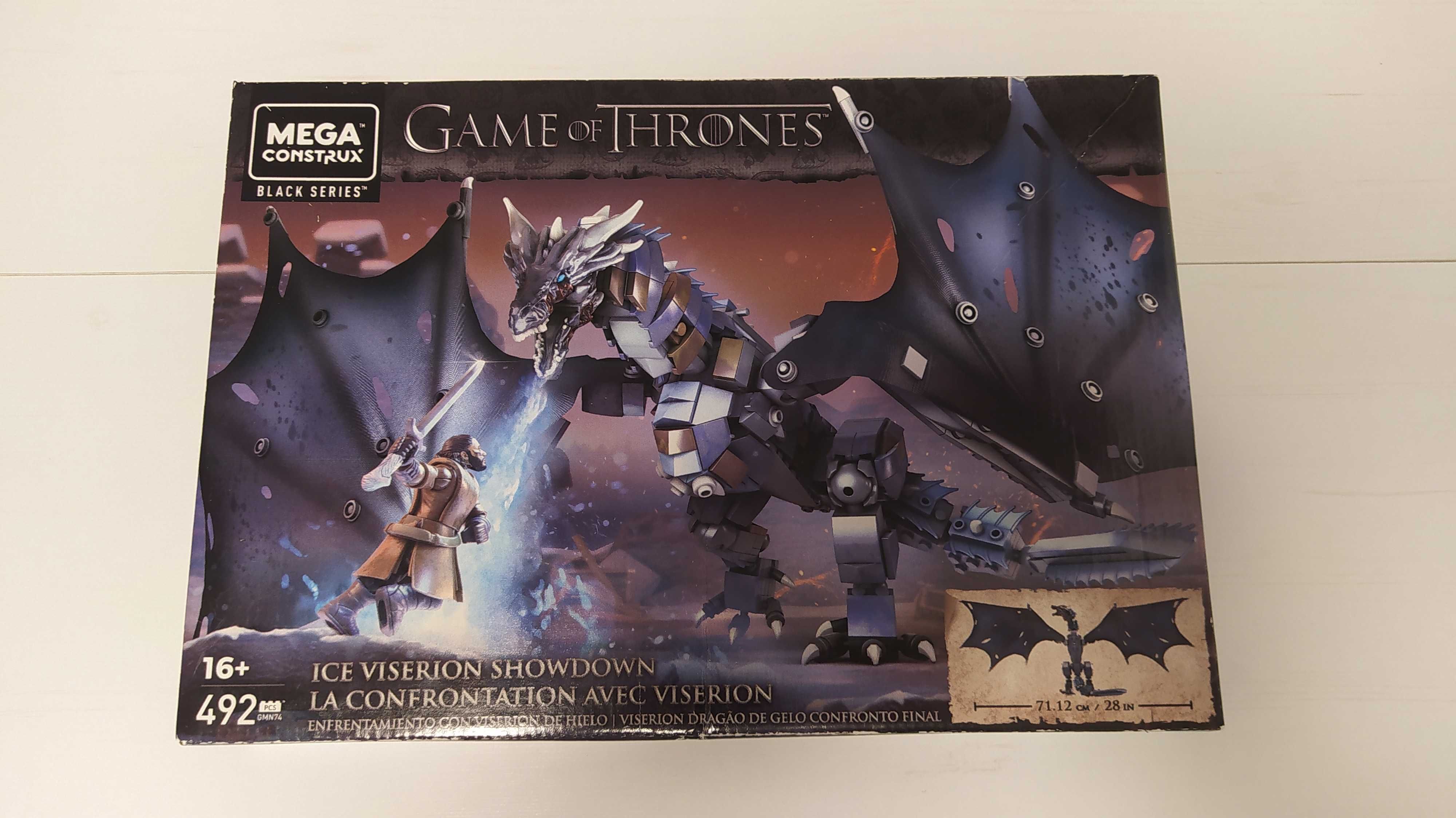 Mega Construx GMN74 Mattel Game of Thrones / Gra o Tron - Lodowy Smok