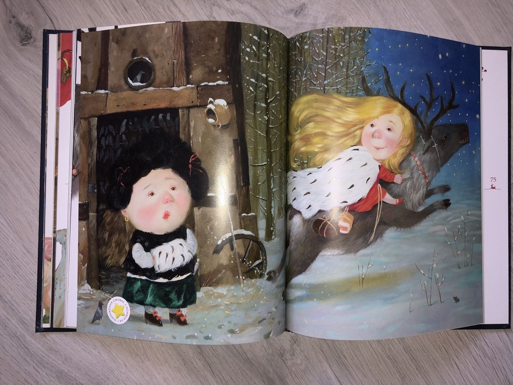 Детская книга Снежная королева Снігова королева с живыми картинками