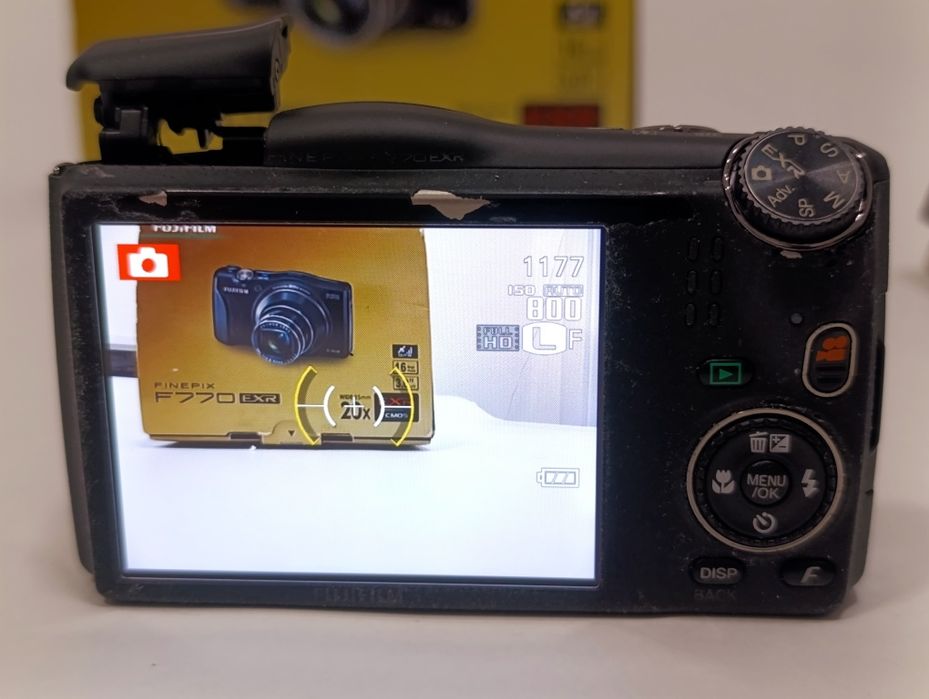 Aparat FUJIFILM F770 exr FinePix zoom x20 16mp MANUAL fullHD GPS RAW