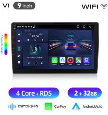 Rádio Android Citroen c3 de 2018 a 2025 GPS carplay 2/32GB Wifi SELADO