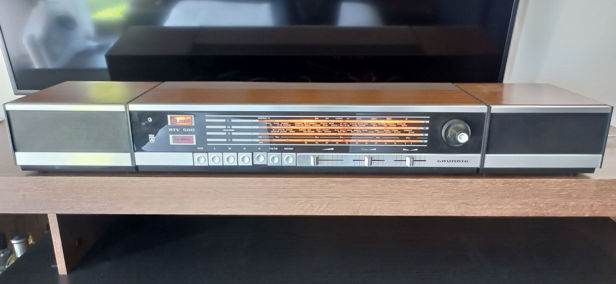 Amplituner Grundig RTV 500, kolumny Grundig Box 39