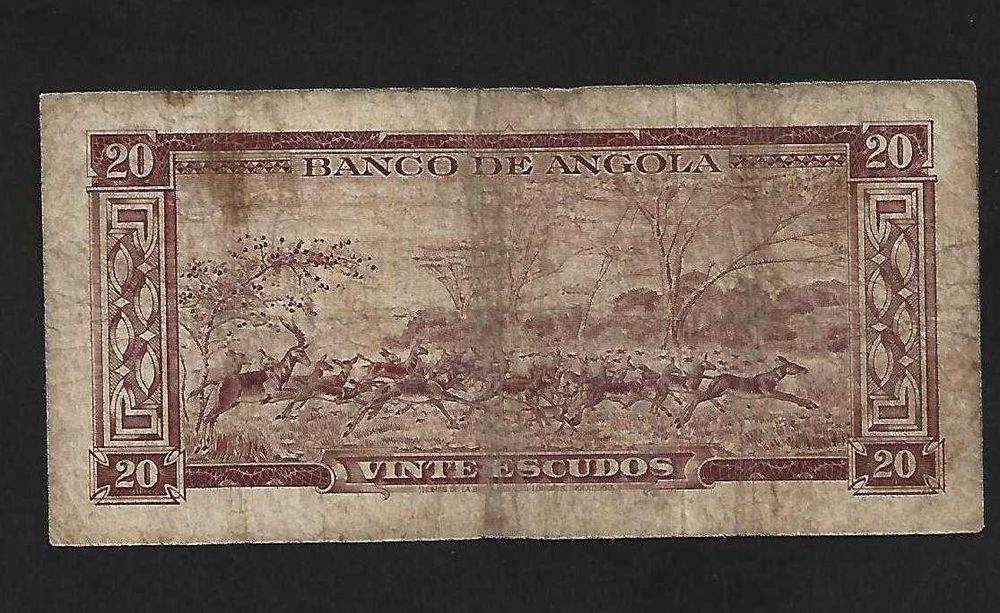 Angola Nota 20$00 1956