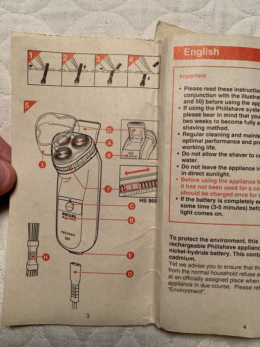 Máquina de barbear Philips Philishave 360