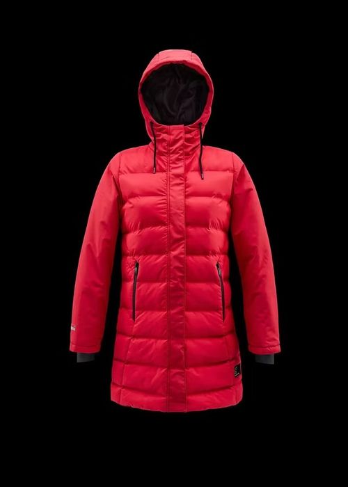 OKAZJA!!! Kurtka ciepla czerwona S wodoodporna wiatroodporna zima