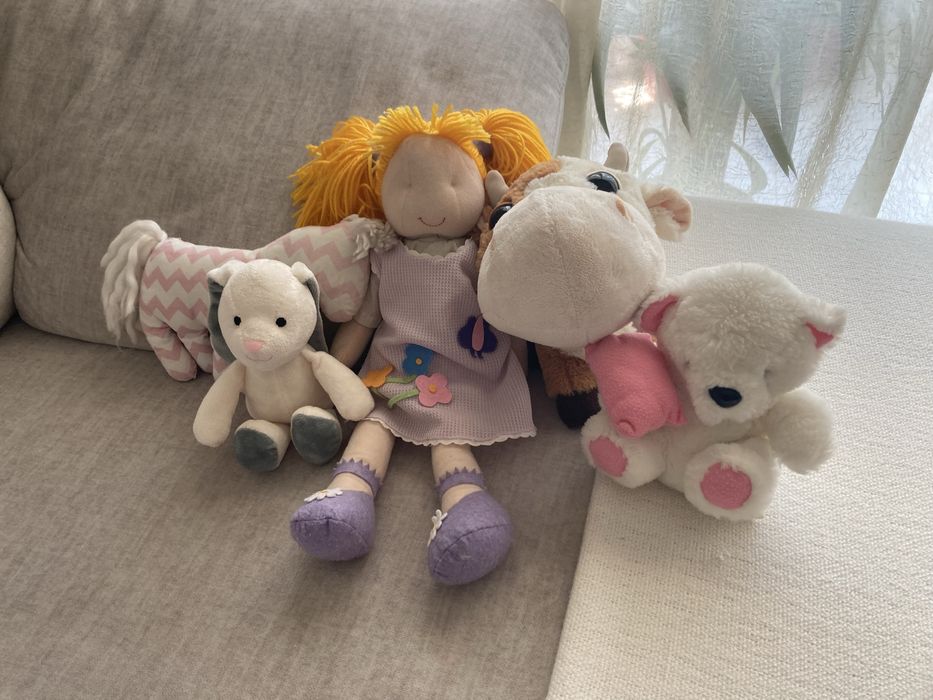 Conjunto de 5 peluches encantadores