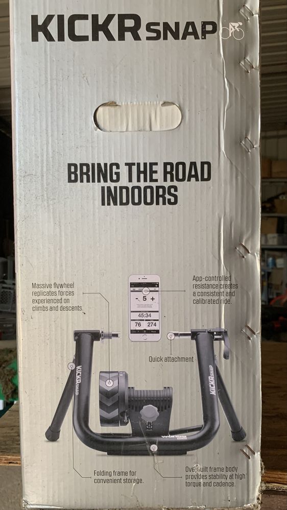 Base para treino de bicicleta