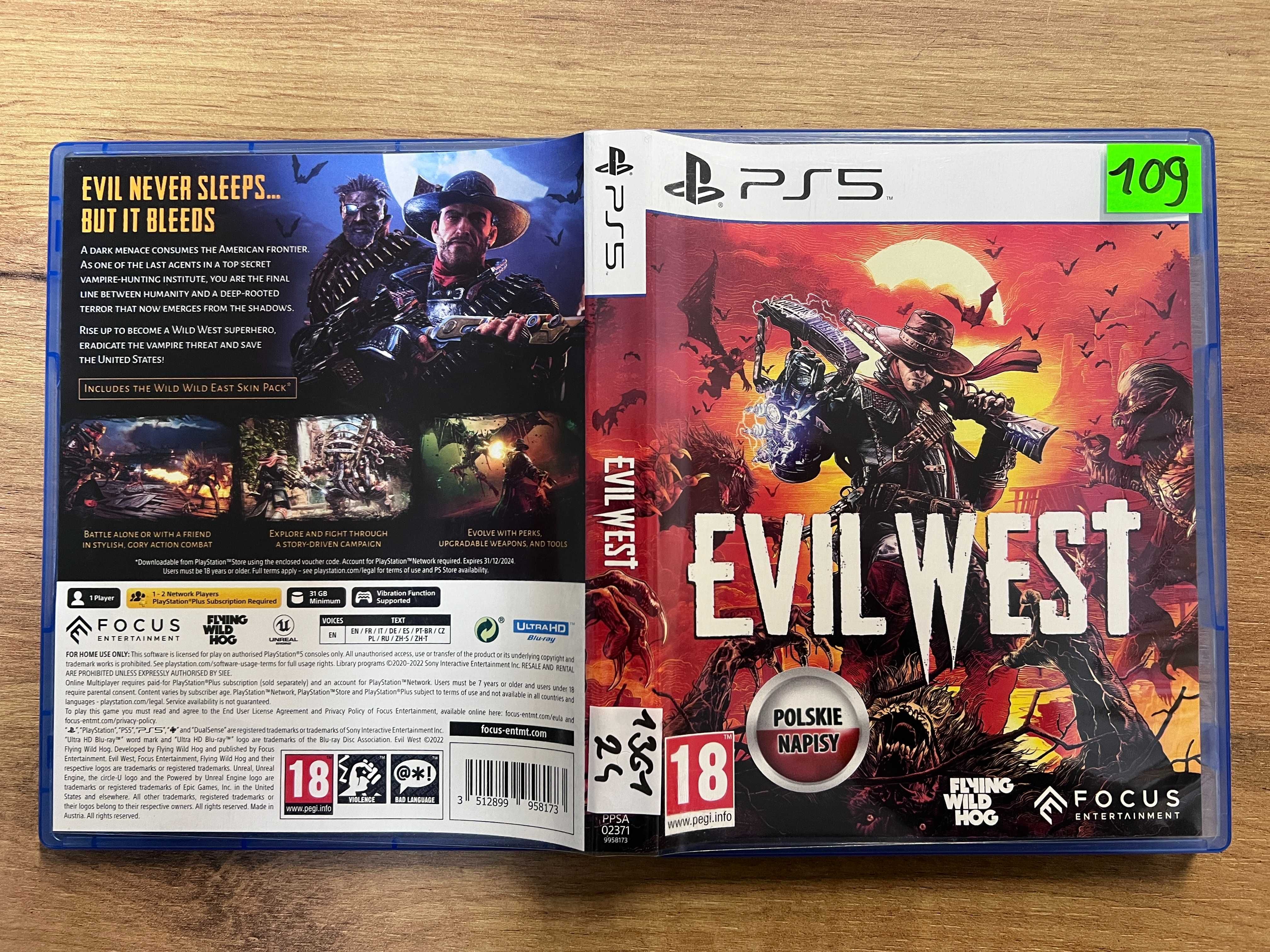 Evil West PS5 | Sprzedaż | Skup | Jasło Mickiewicza