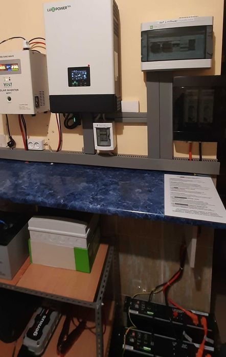 Гібридна-резервна сонячна ел. станції Гібридні 5 кВт