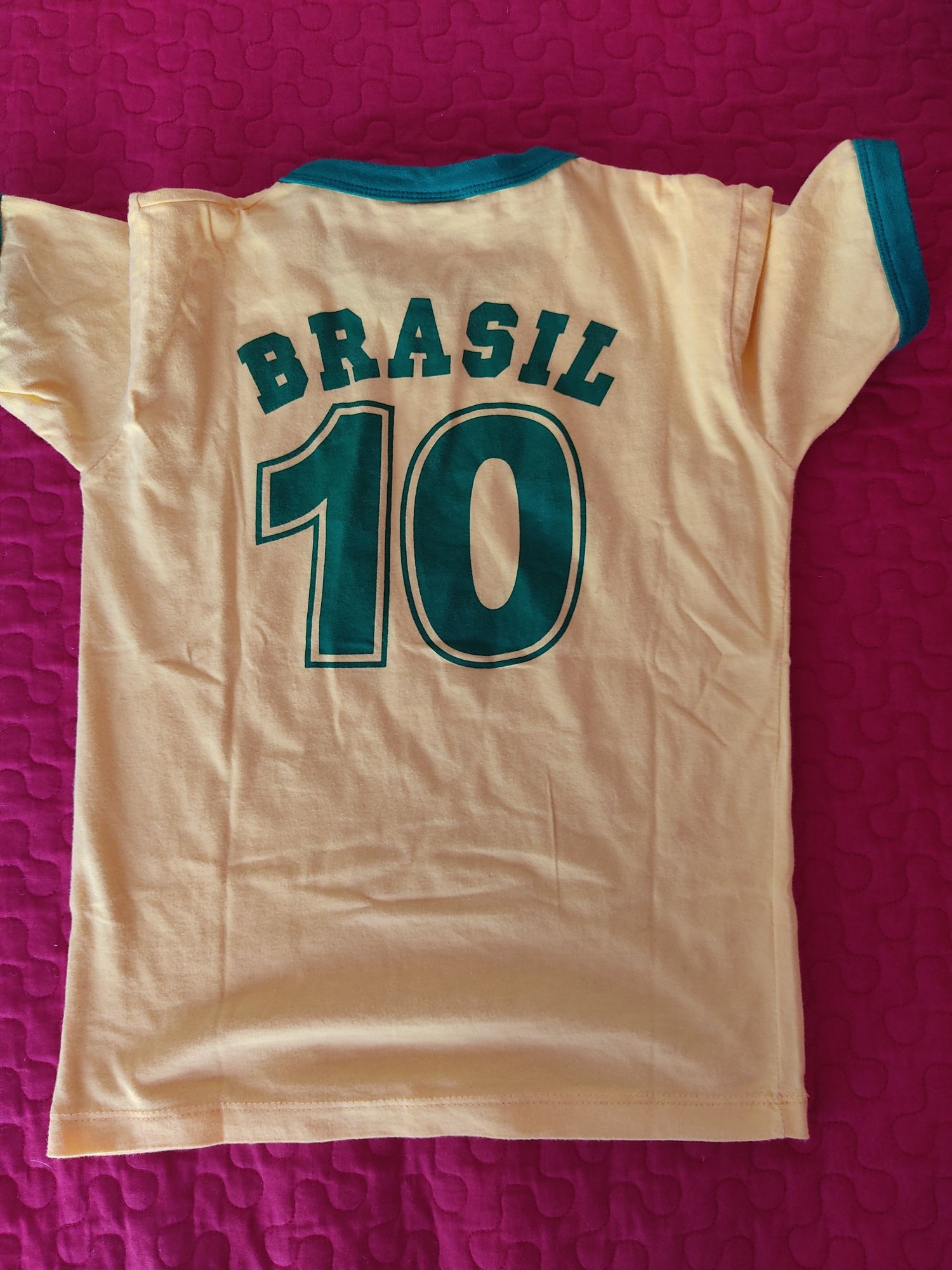 T-shirt Brasil criança