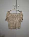 Blusa estilo crochê tam único