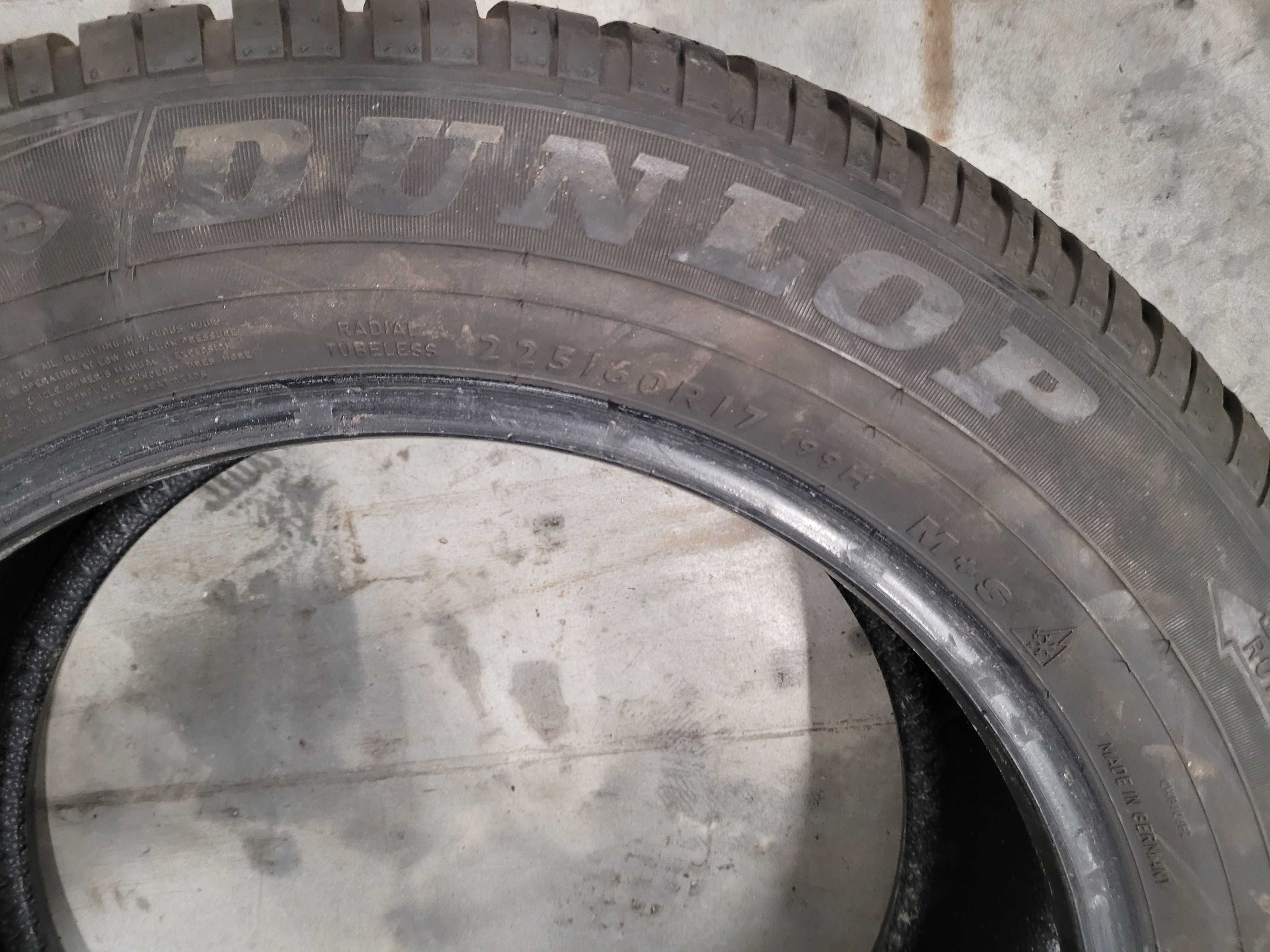 Komplet opon Dunlop 225/60 R 17