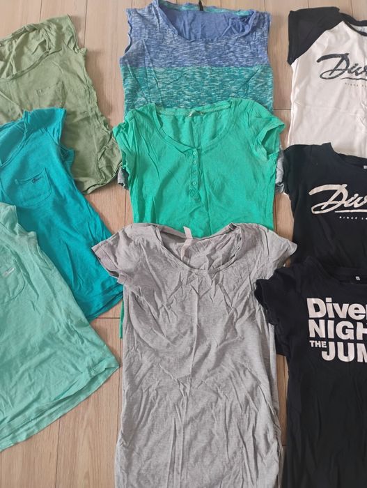 Koszulka damska t-shirt 11 sztuk lato wakacje