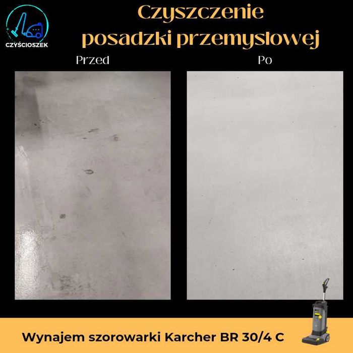 Wynajem Wypożyczenie Profesjonalna Szorowarka Karcher BR 30/4 C Kielce