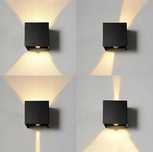 Kinkiet czarny, led