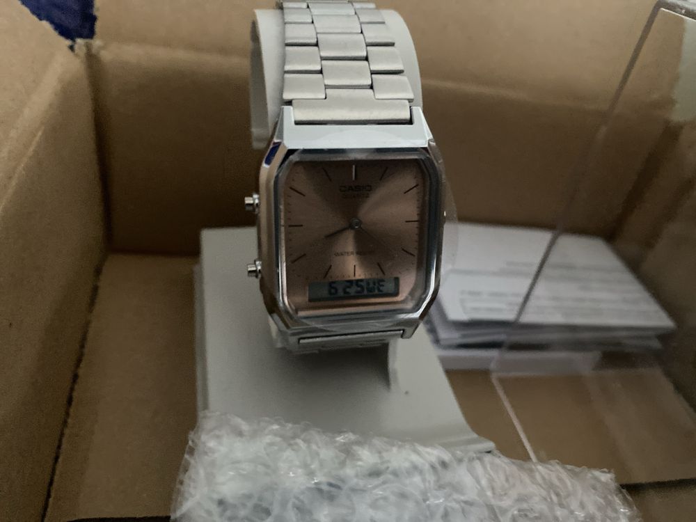 Nowy zegarek casio zwrot