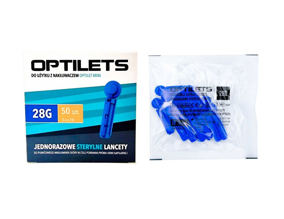 Lancety Igły | Abra Smart | Optilets - 100 szt.