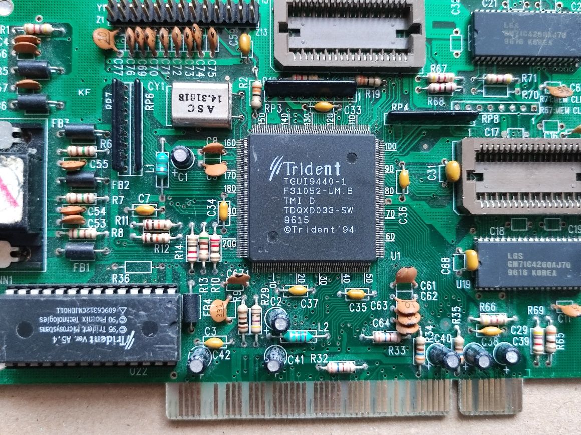 Karta graficzna Trident TGUI 9440-1  VGA RETRO
