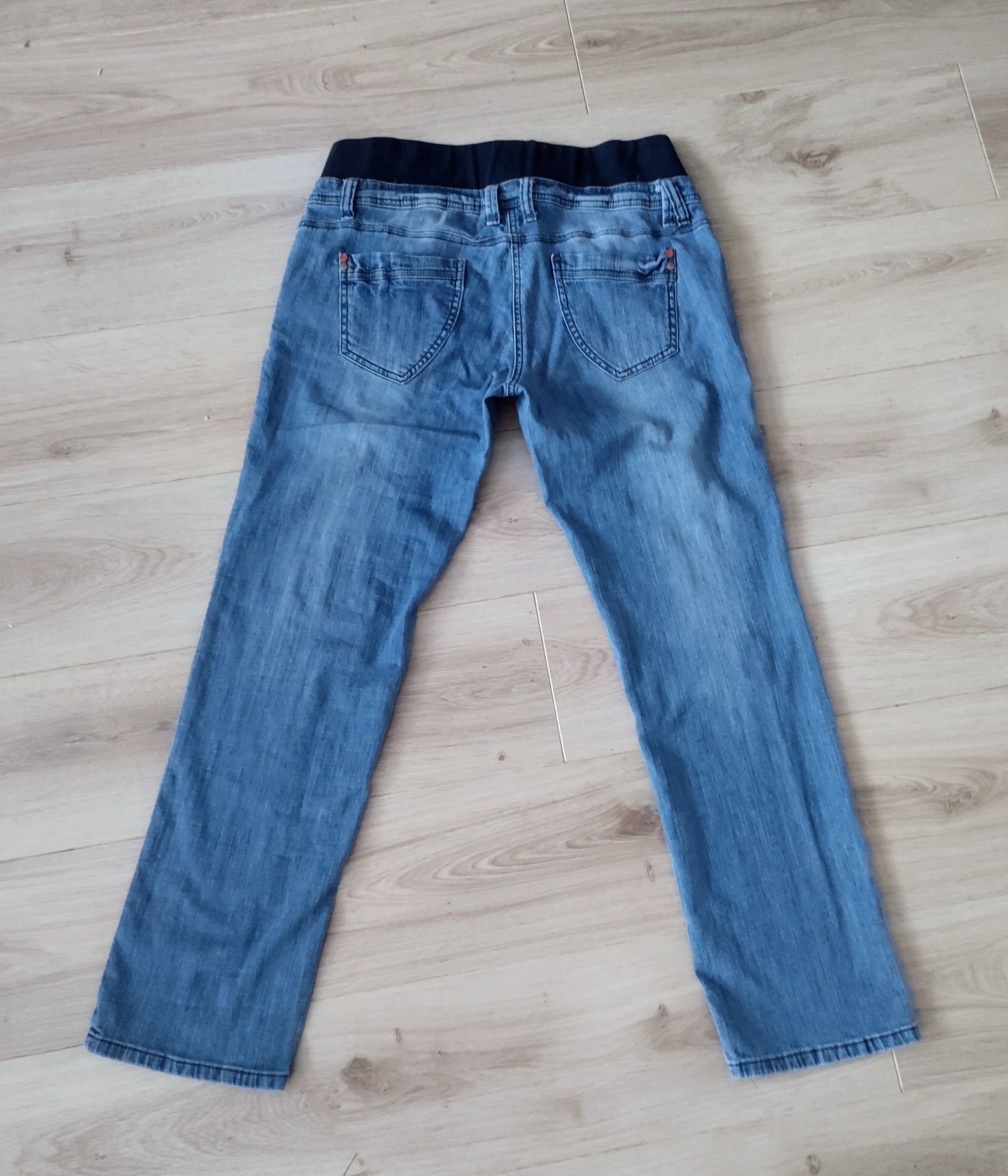 Spodnie ciążowe jeansowe straight, C&A, rozmiar 42