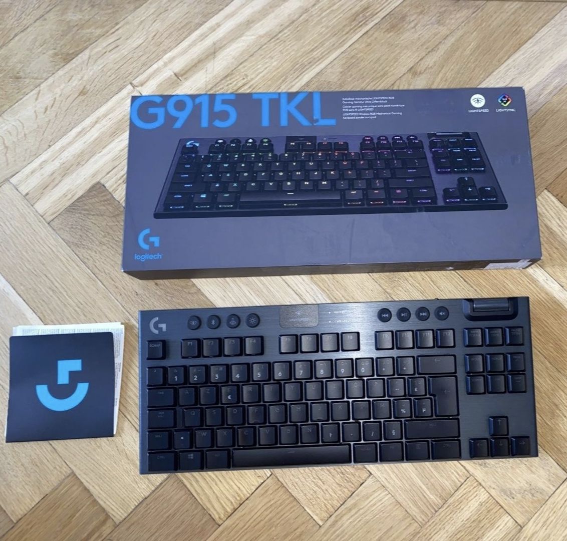 Logitech G915 TKL LIGHTSPEED GL Tactile Klawiatura Wireless Logi