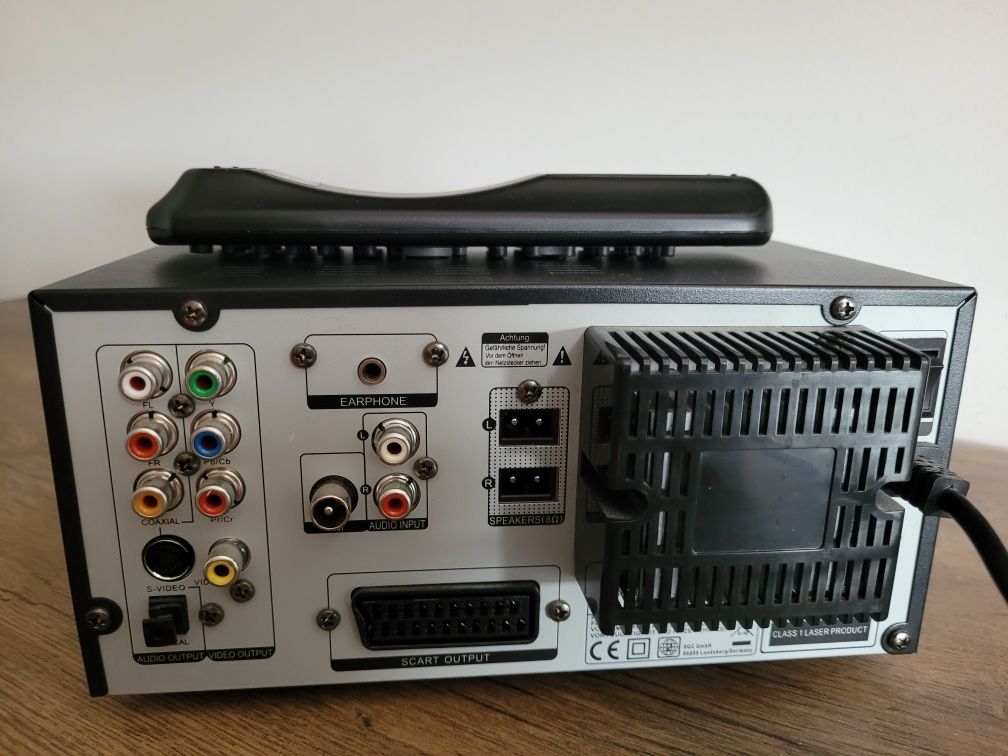 Dual - DVD MS 110 wieża + kolumny Eltax . Płyty Kasety . Sprzęt AV .