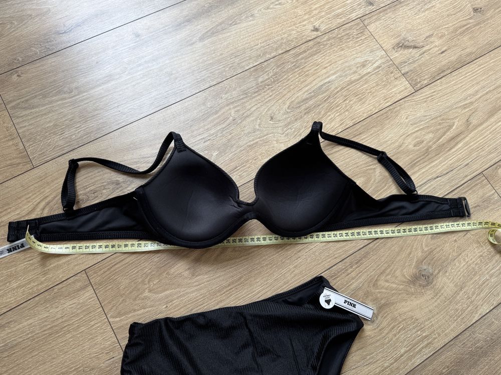 Чорний купальник Victoria Secret pink