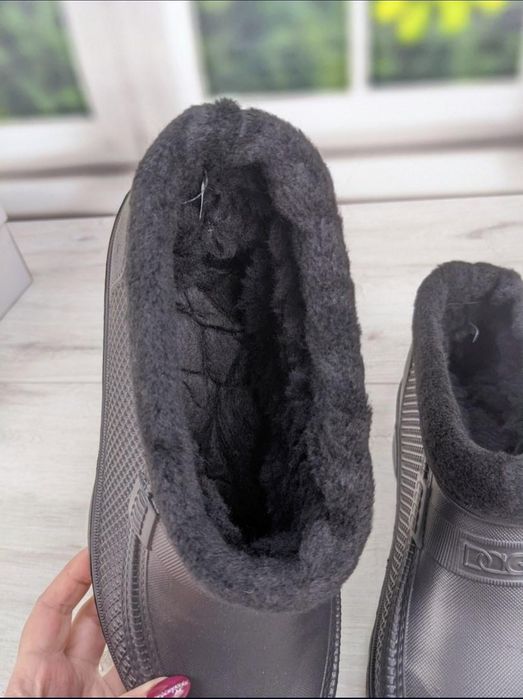 Чоловічі теплі галоши, зимові, хутряні 41-46 р (кМ16)