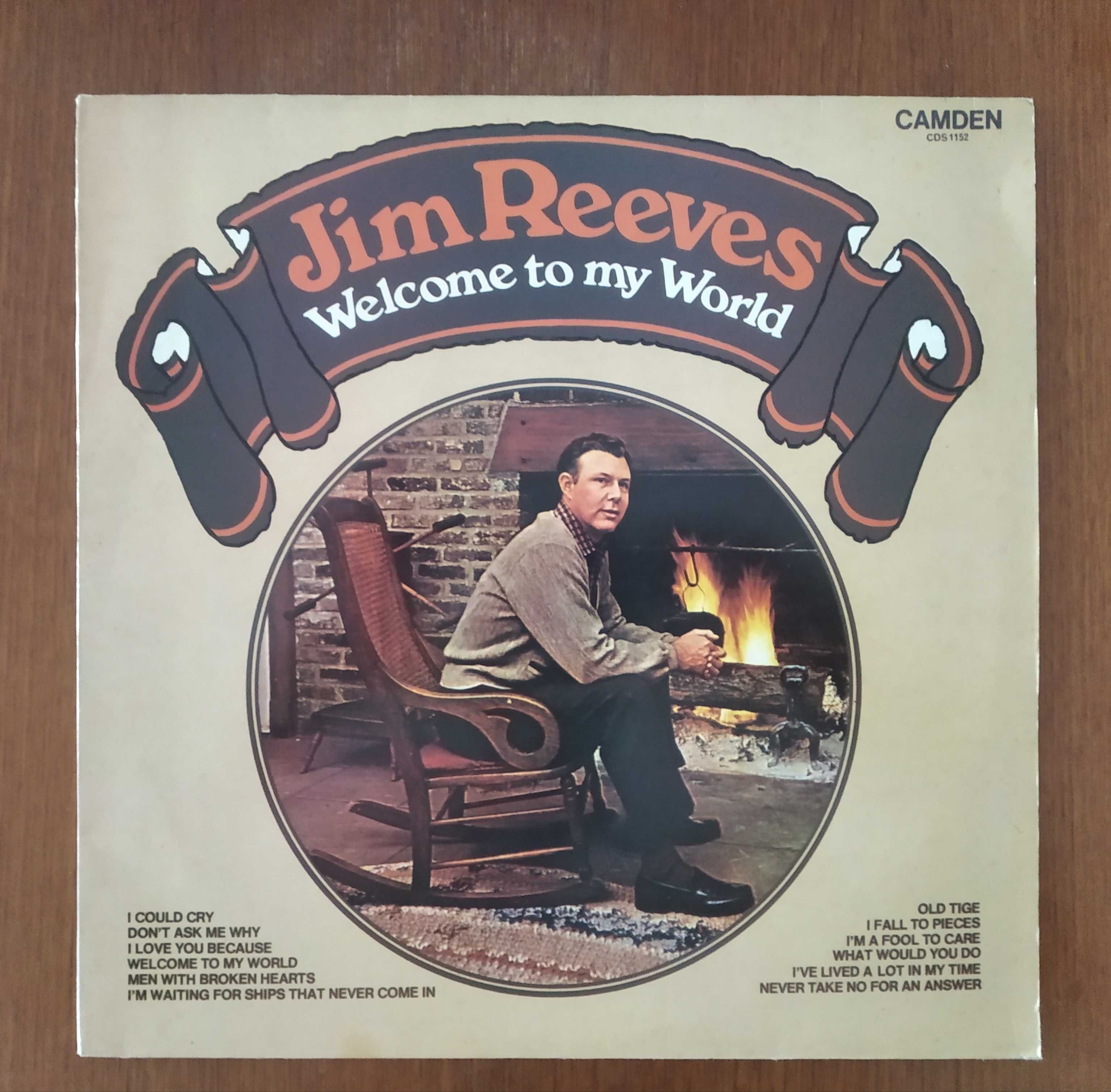 Jim Reeves disco de vinil "Welcome to my World".