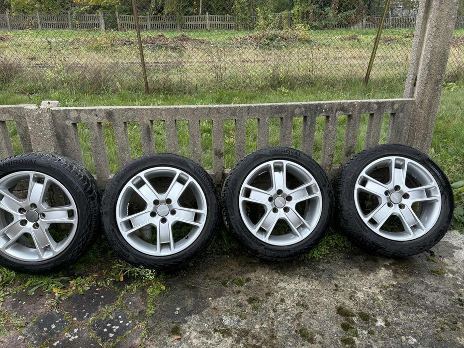Felgi Volvo oryginalne  17” 5x108 + opony uniroyal wielosezonowe