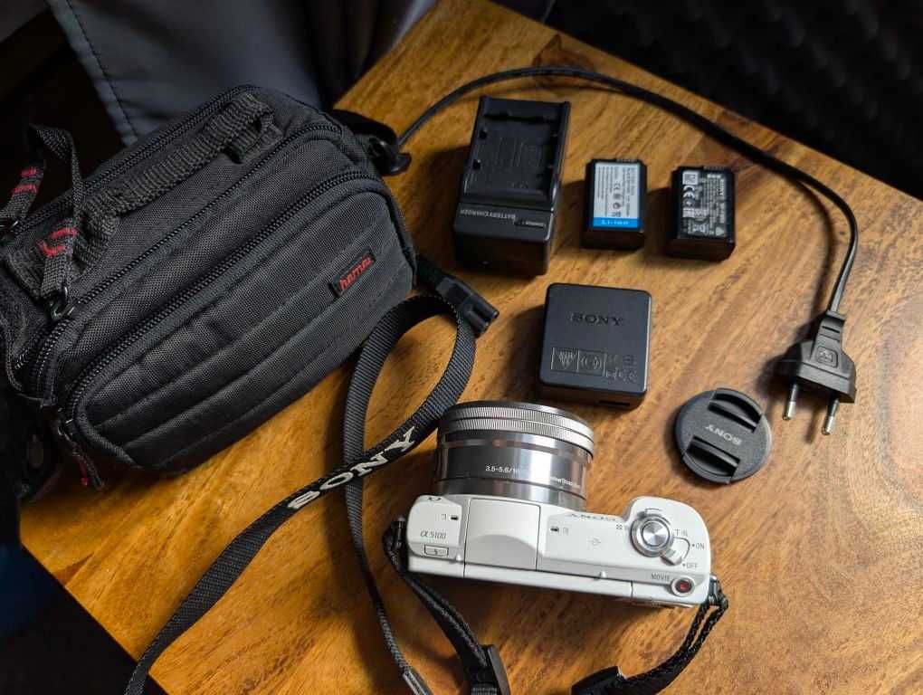 Aparat Sony Alpha a5100 z obiektywem 3.5-5.6 PZ 16-50 oss zestaw