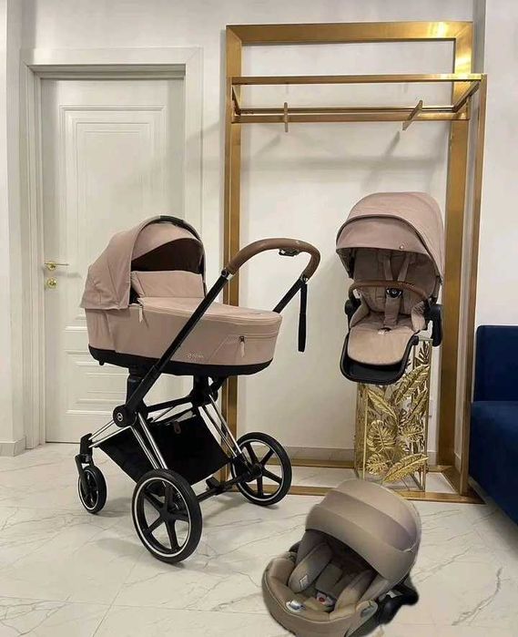 Коляска Cybex Priam IV Cozy Beige 3в1